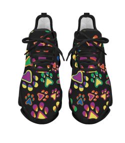 Custom Dog Paw Print Sneakers, Personalized Pet Shoes, Unique Gifts for Dog Lovers