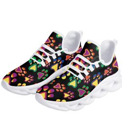 Custom Dog Paw Print Sneakers, Personalized Pet Shoes, Unique Gifts for Dog Lovers - Image 5