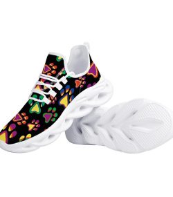 Custom Dog Paw Print Sneakers, Personalized Pet Shoes, Unique Gifts for Dog Lovers - Image 4