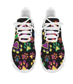Custom Dog Paw Print Sneakers, Personalized Pet Shoes, Unique Gifts for Dog Lovers - Image 2