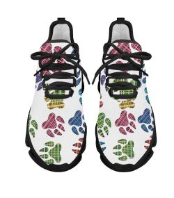 Custom Pet personalization Dog Paw Shoes Sneakers  Colorful Paw Print Sneakers  Comfortable Casual Footwear  Unique Dog Lover Gift - Image 8