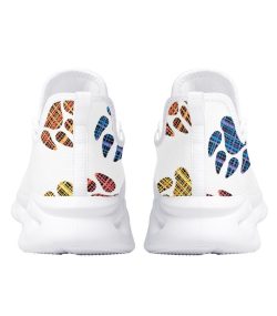 Custom Pet personalization Dog Paw Shoes Sneakers  Colorful Paw Print Sneakers  Comfortable Casual Footwear  Unique Dog Lover Gift - Image 2