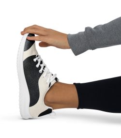 Cow Print Sneakers | Custom Design Shoes | Pilates Yoga Shoes | Workout Animal Print Sneakers | Best Comfortable Sneakers | Comfy Fit - Image 3