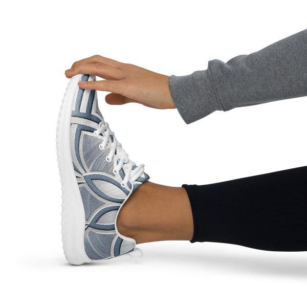 Silver Metal Pilates Shoes for Women | Custom Designer Sneakers | Yoga Workout Shoes | Festive Comfortable Sport Sneakers | Silver Trainers - Image 3
